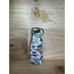 PORTE CLES élastique blanc