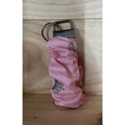 PORTE CLES élastique rose...