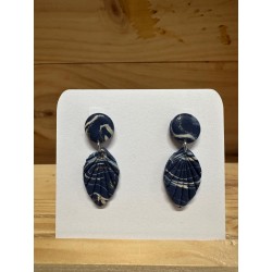 BOUCLES D'OREILLES bleu...