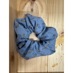 CHOUCHOU bleu fleurs